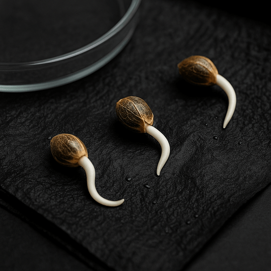 Cannabissamen keimen – Anleitung zur erfolgreichen Keimung mit Papptuch, Erde und Wasser bei Pief-Leaf®