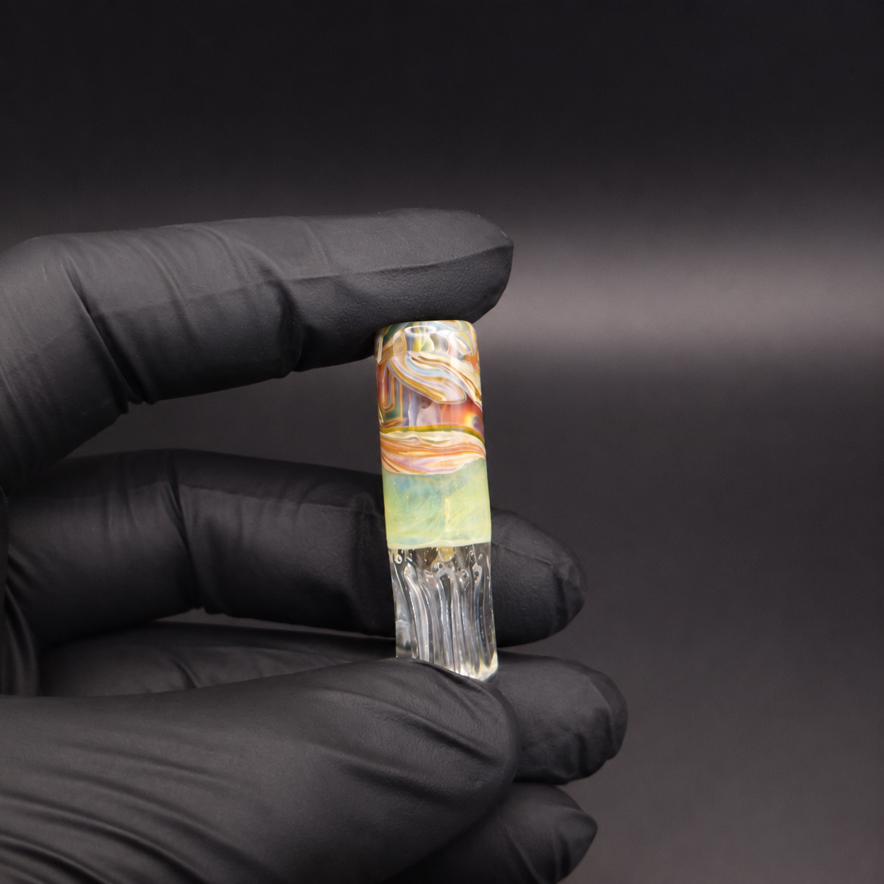 Meccas Glas Tip 12 x 38 mm mit 7-Loch-Aufsatz und 1-Loch-Öffnung