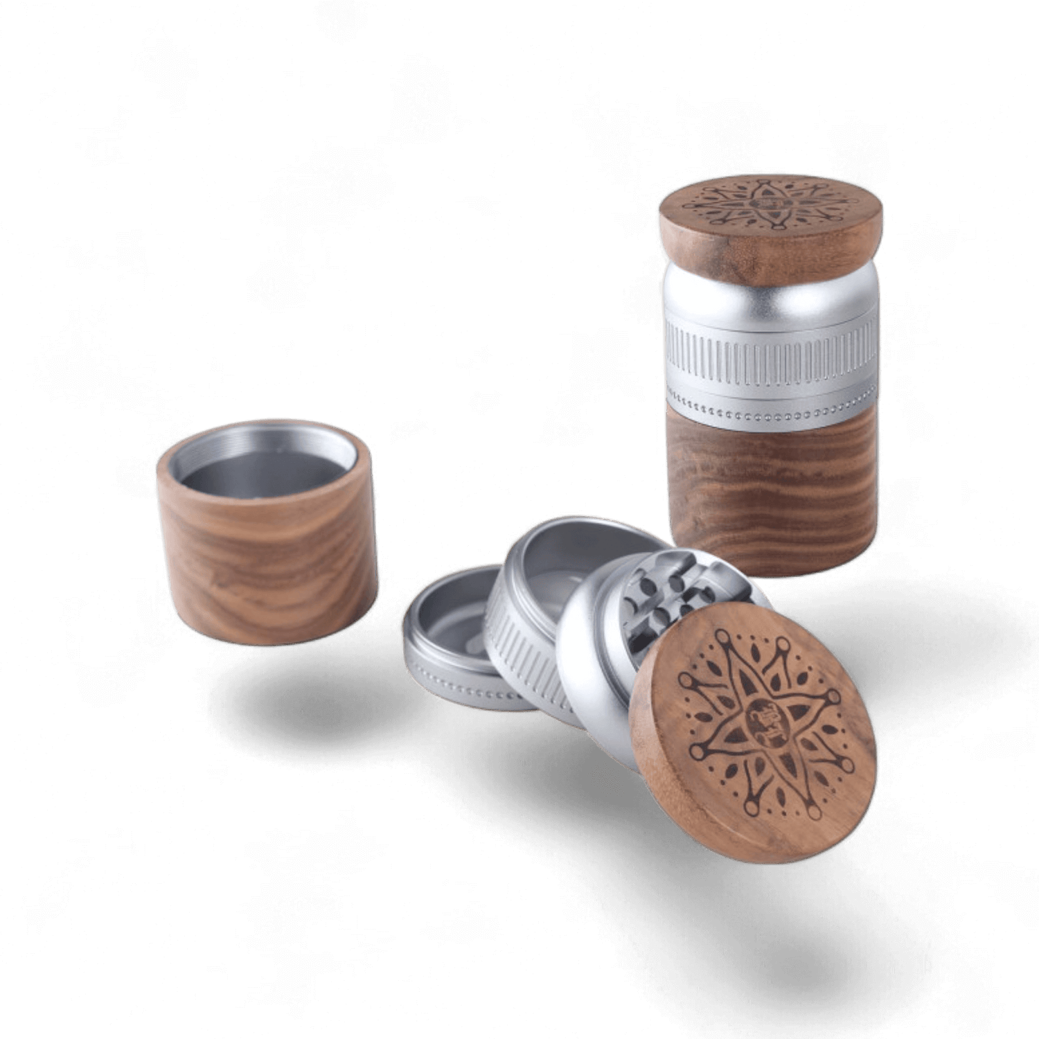 Holz Grinder kaufen – edle Kräutermühlen aus Naturholz bei Pief-Leaf®