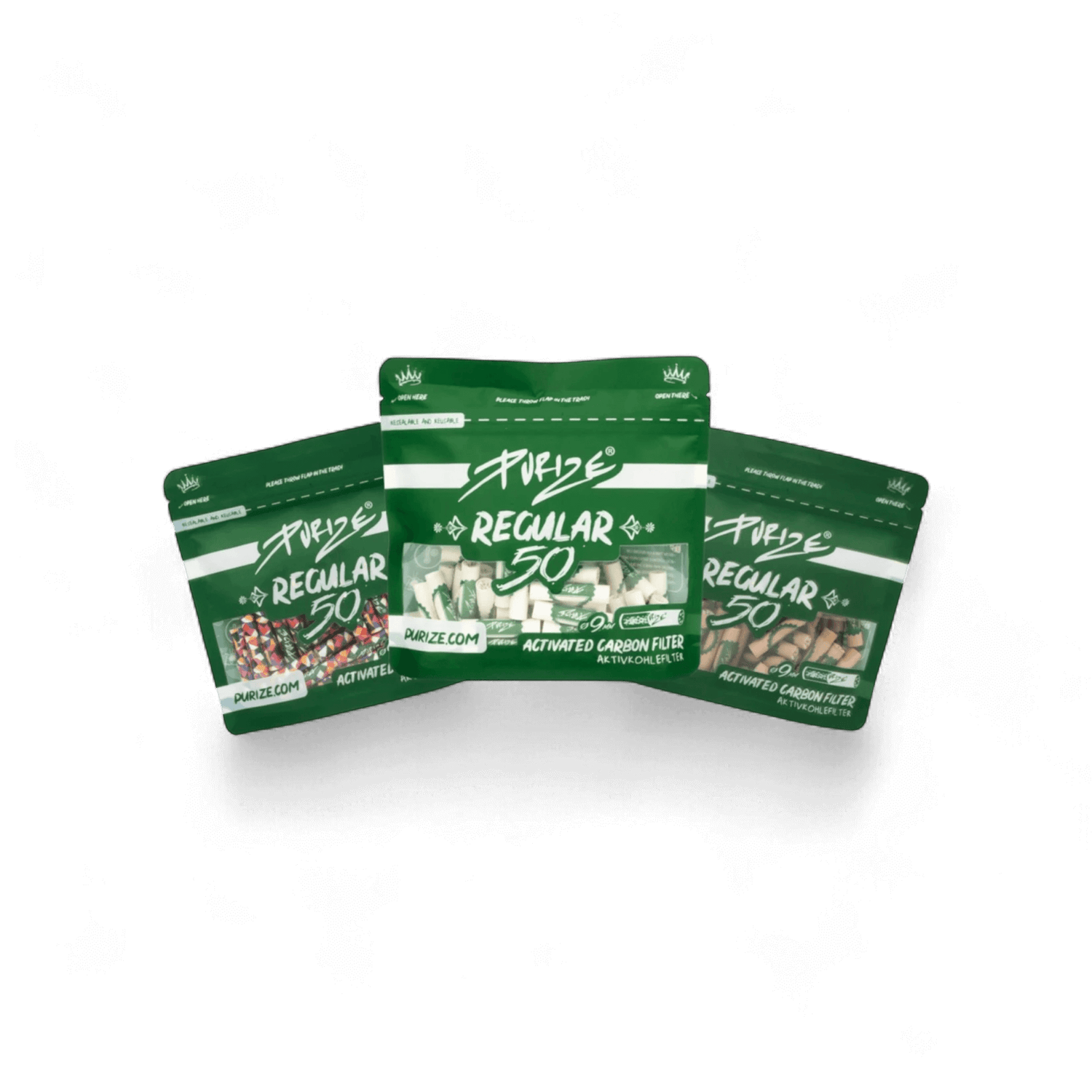 Aktivkohlefilter kaufen – PURIZE®, Supreme & Air Filter in Slim, XTRA Slim & Regular Size bei Pief-Leaf®