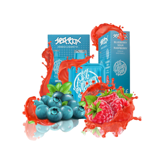 187 Strassenbande Box - Blueberry Sour Raspberry - E-Shisha - 20 mg - 600 Züge