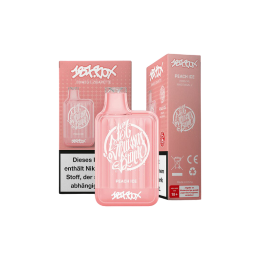 187 Strassenbande Box - Peach Ice (Pfirsich mit Frische) - E-Shisha - 20 mg - 600 Züge