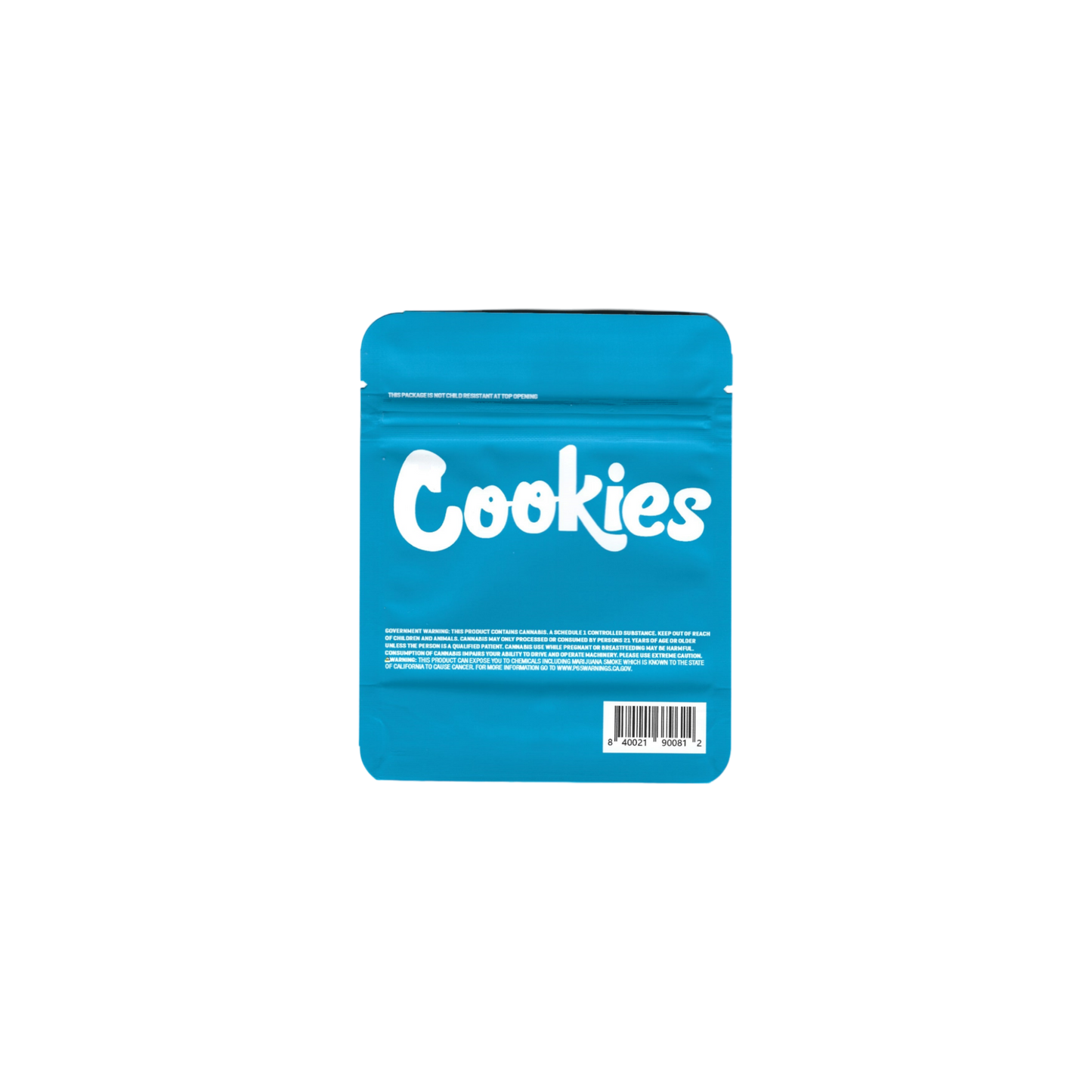 10x Cookies Sticky Buns Strainlabel Mylar Bag 3,5g - Leer