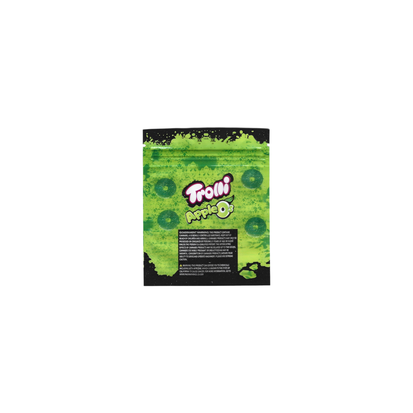 10x Trolli AppleOs Mylar Bag 600mg - Leer