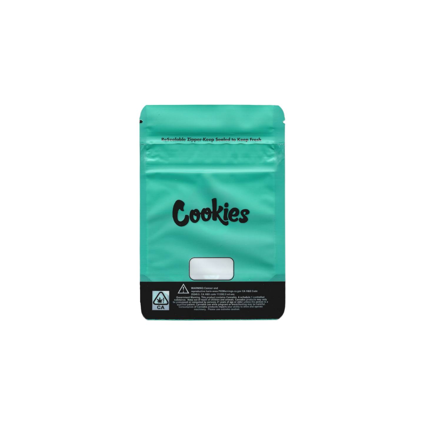 10x Cookies green Mylar Bag 7g - Leer