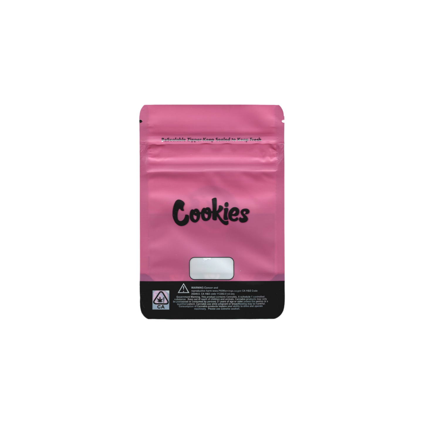 10x Cookies pink Mylar Bag 7g - Leer
