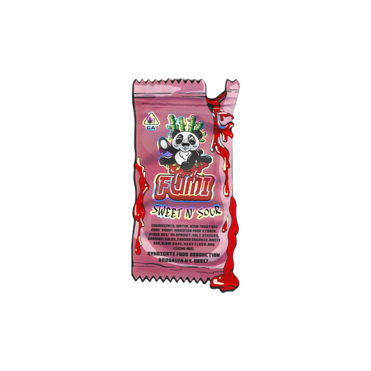 10x FUMI sweet n' sour shaped Mylar Bag 3,5g - Leer
