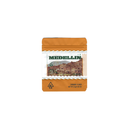 100x Lemon Nade Medellin Strainlabel Mylar Bag 3,5g - Leer