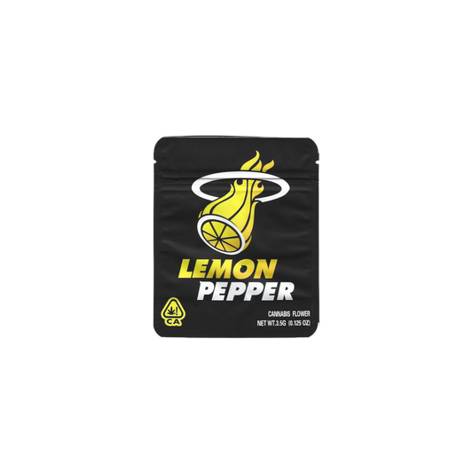 100x Lemon Nade Lemon Pepper Mylar Bag 3,5g + Strainlabel - Leer