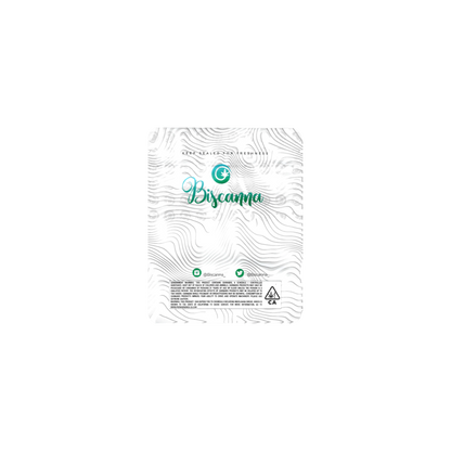 10x Biscanna Mylar Bag 3,5g - Leer
