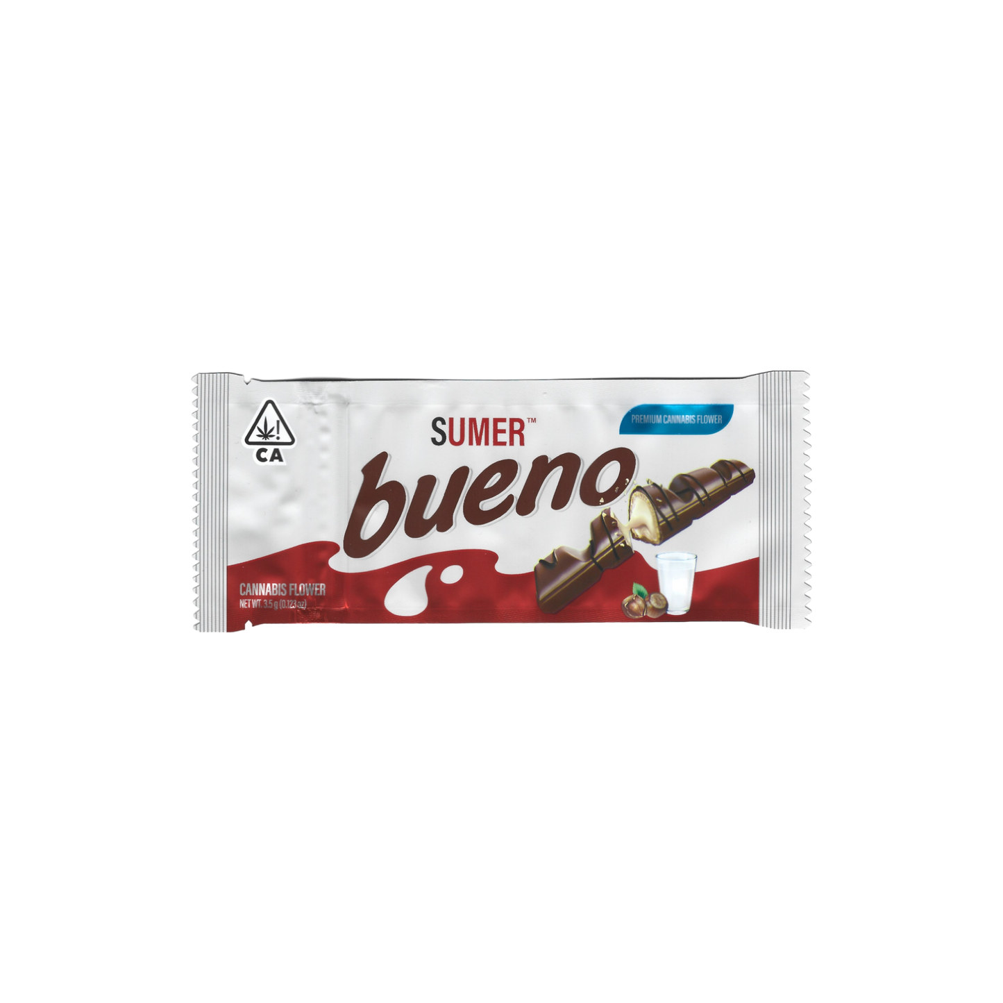 10x Sumer Bueno shaped Mylar Bag 3,5g - Leer