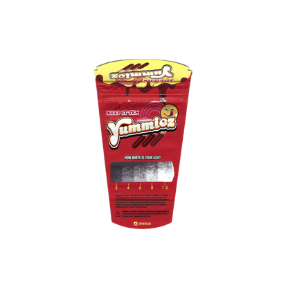 10x THE TEN co. Yummiez red shaped Mylar Bag 3,5g - Leer