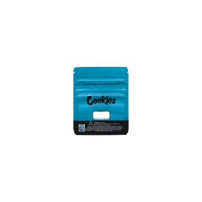 10x Cookies Blue Mylar Bag 1-3,5g - Leer