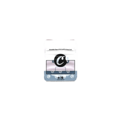 10x Cookies White Mylar Bag 1-3,5g - Leer