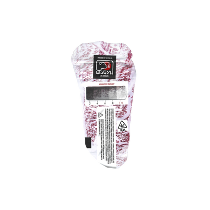 10x THE TEN co. Wagyu shaped Mylar Bag 3,5g - Leer