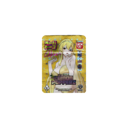 10x SUPER DOPE LEMON POPPERZ Mylar Bag 3,5g - Leer