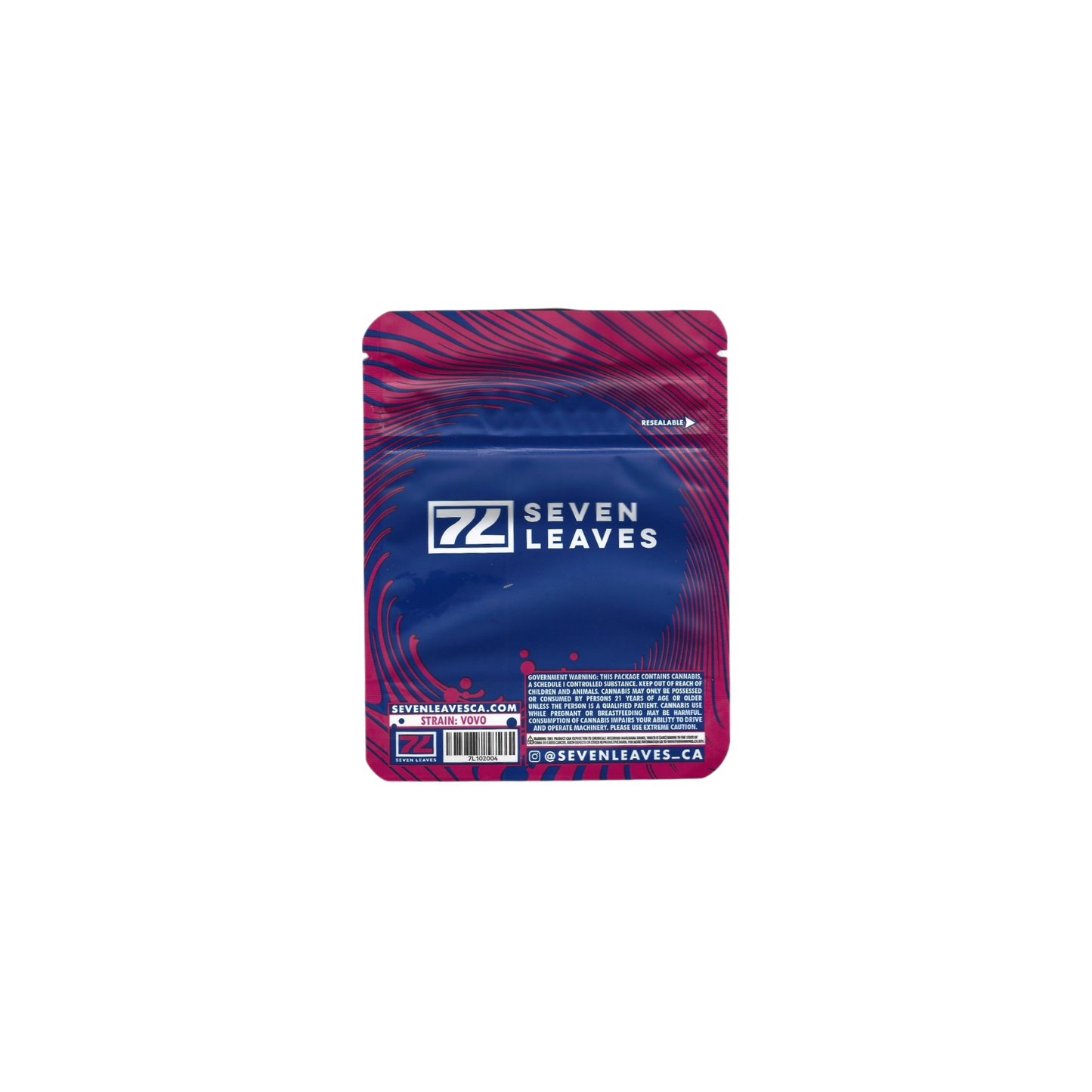 10x 7L VOVO Mylar Bag 3,5g - Leer