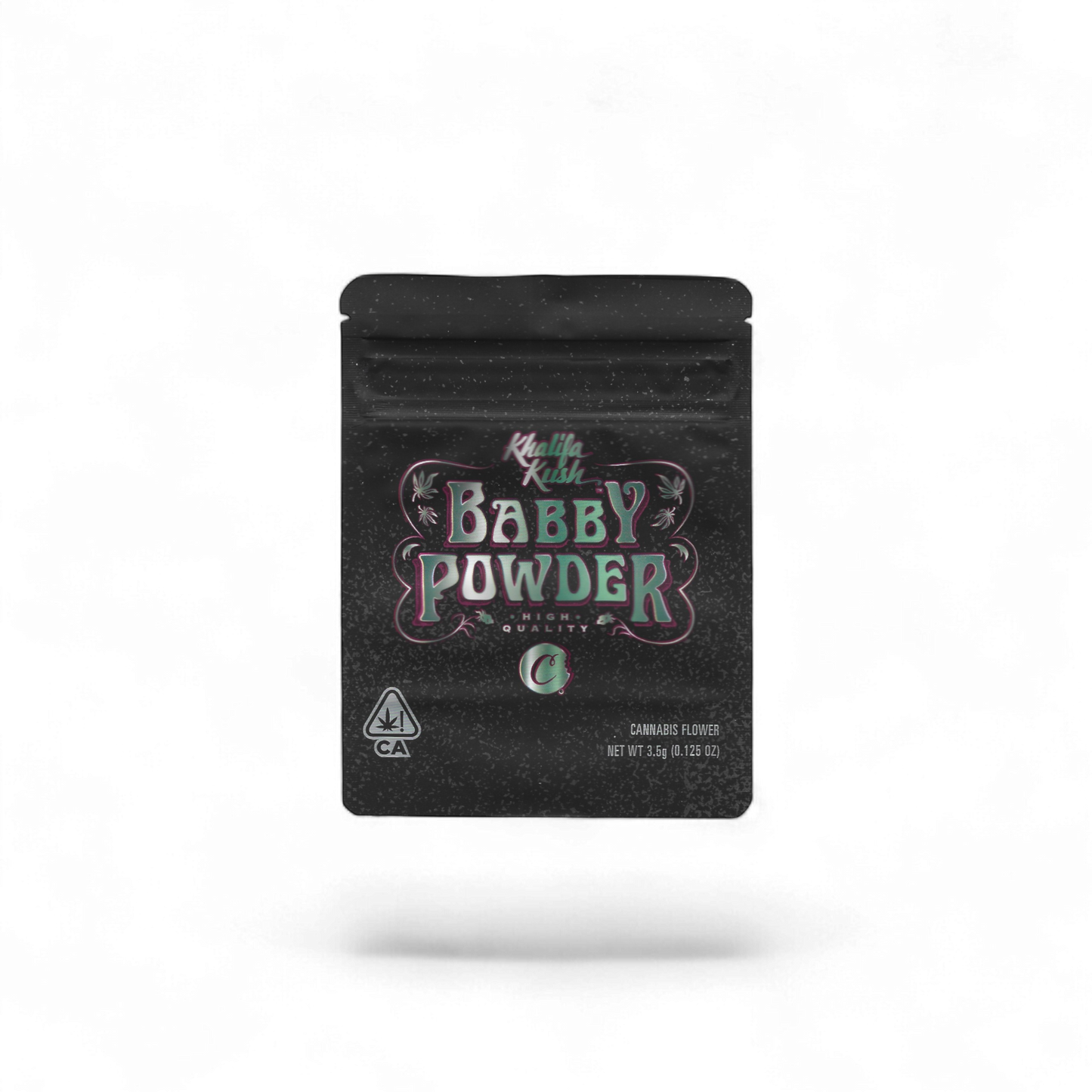 10x Cookies Khalifa Kush baby powder Mylar Bag 3,5g - Leer