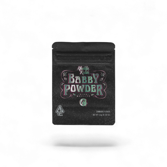 10x Cookies Khalifa Kush baby powder Mylar Bag 3,5g - Leer