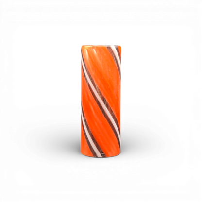Glas Tip 12 mm – 7 Loch – Orange / Weiß / Schwarz