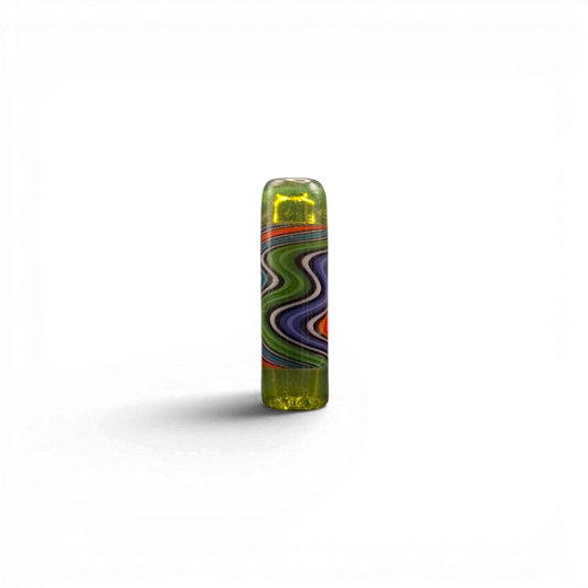 Glas Tip – Wavy Green – Unikat