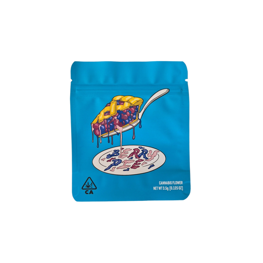 10x Cookies Berry Pie Mylar Bag 3,5g - Leer