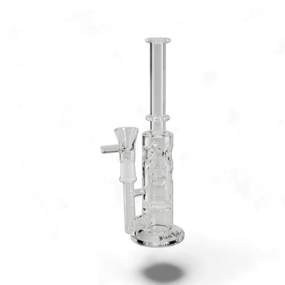 Perkolatorbong mit HoneyComb Diffusor aus klarem Borosilikatglas