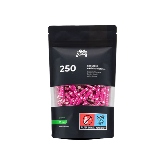 Kailar pink, Slim Size, 250er Pack, Ø 5,9mm, Aktivkohlefilter