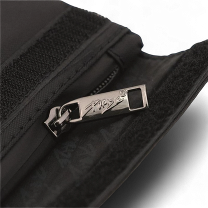 PURIZE Aktivkohletasche M – graue Tasche für diskrete Aufbewahrung mit wasserdichtem Reißverschluss