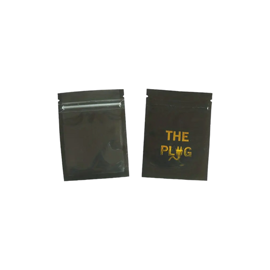 100x THE PLUG Mylar Bag 1g - Leer
