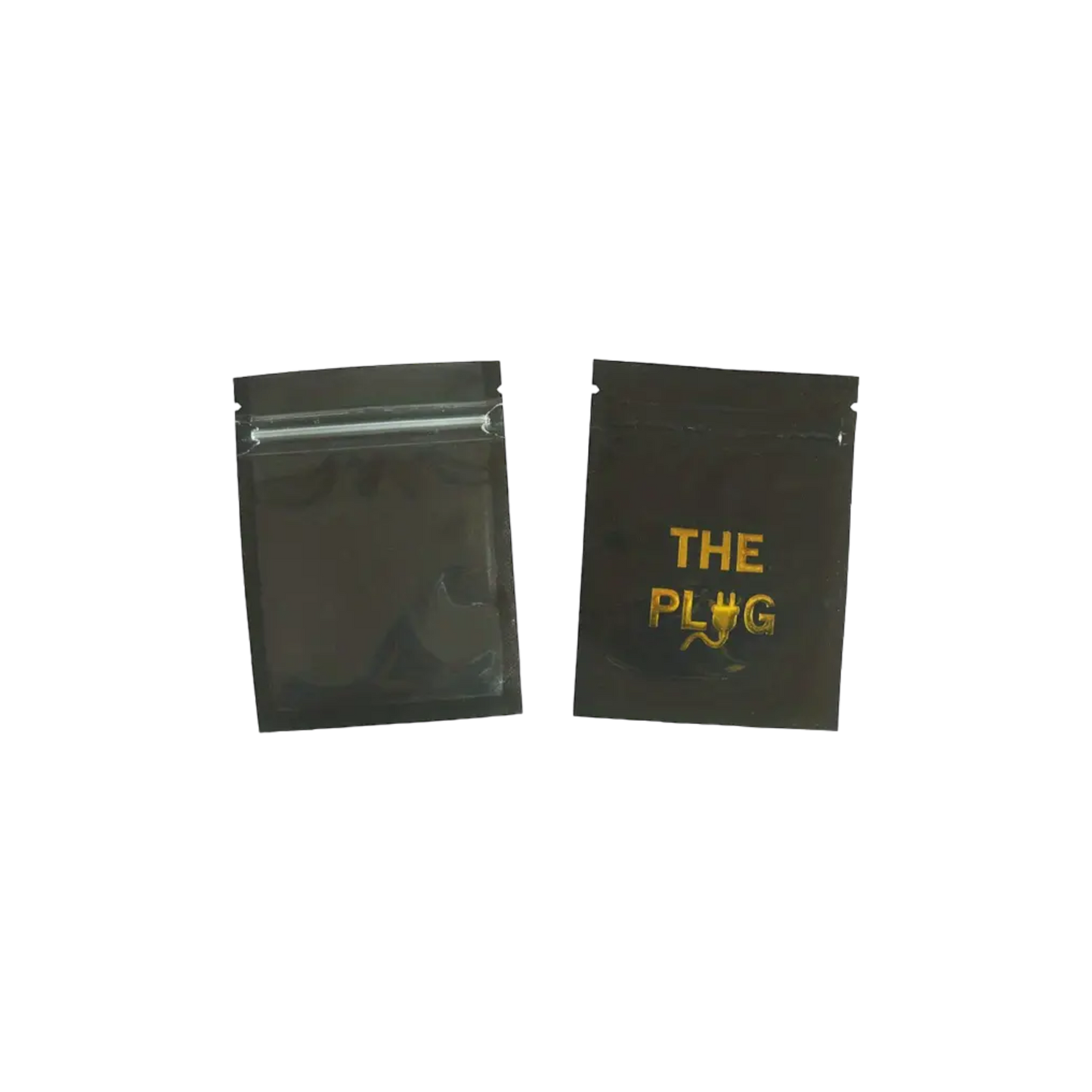 100x THE PLUG Mylar Bag 1g - Leer