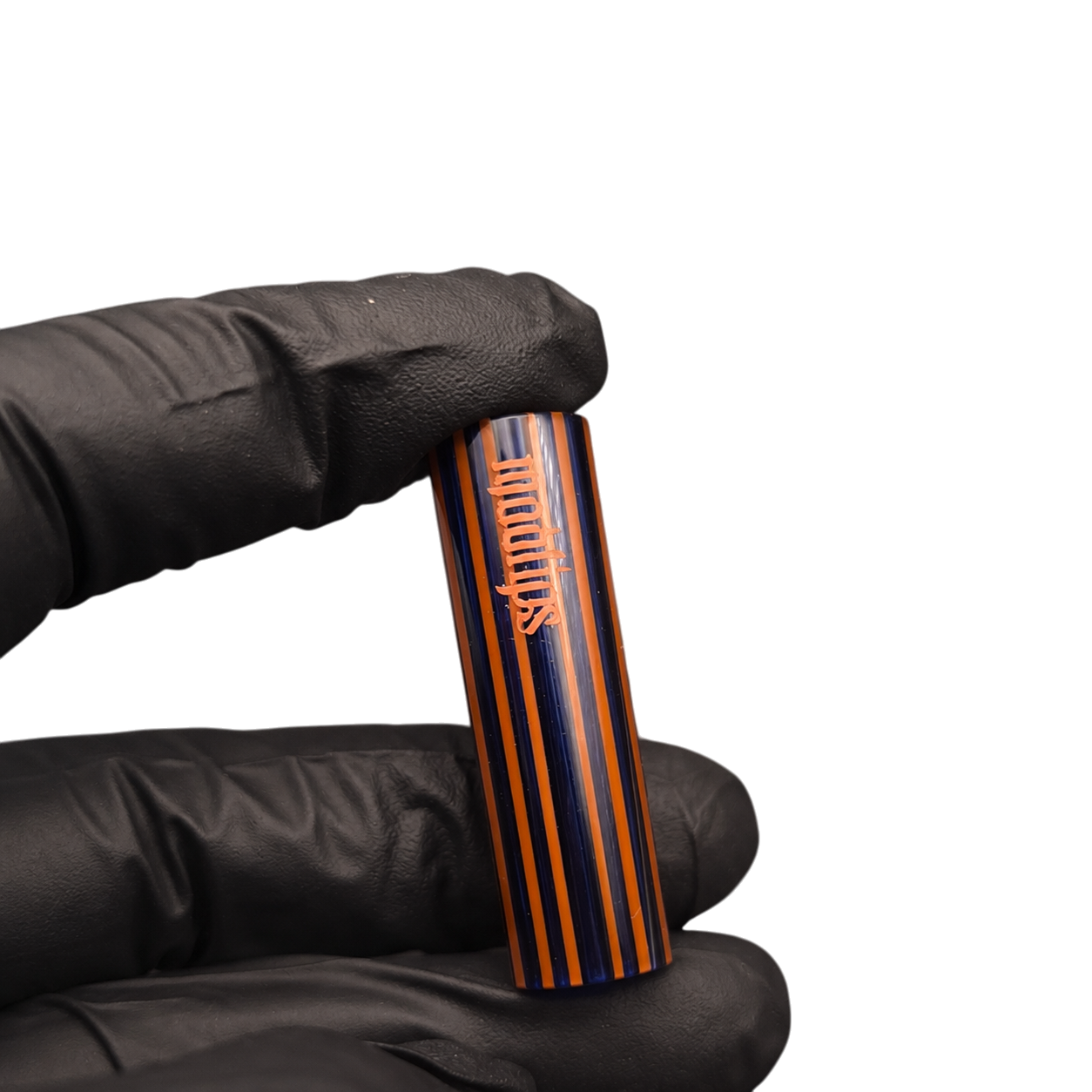  Artist Glas Tip Blue Orange Rainbow mit 43 mm Länge