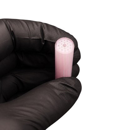 Artist Glas Tip Pink Rainbow Core mit 41 mm Länge