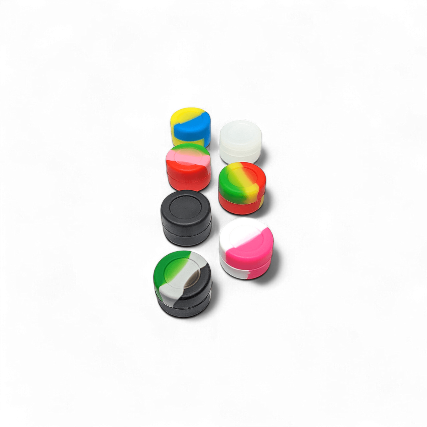 Silikonöldose 3ml – 25x17mm – Farbig sortiert – Hitzebeständig für Öle und Konzentrate