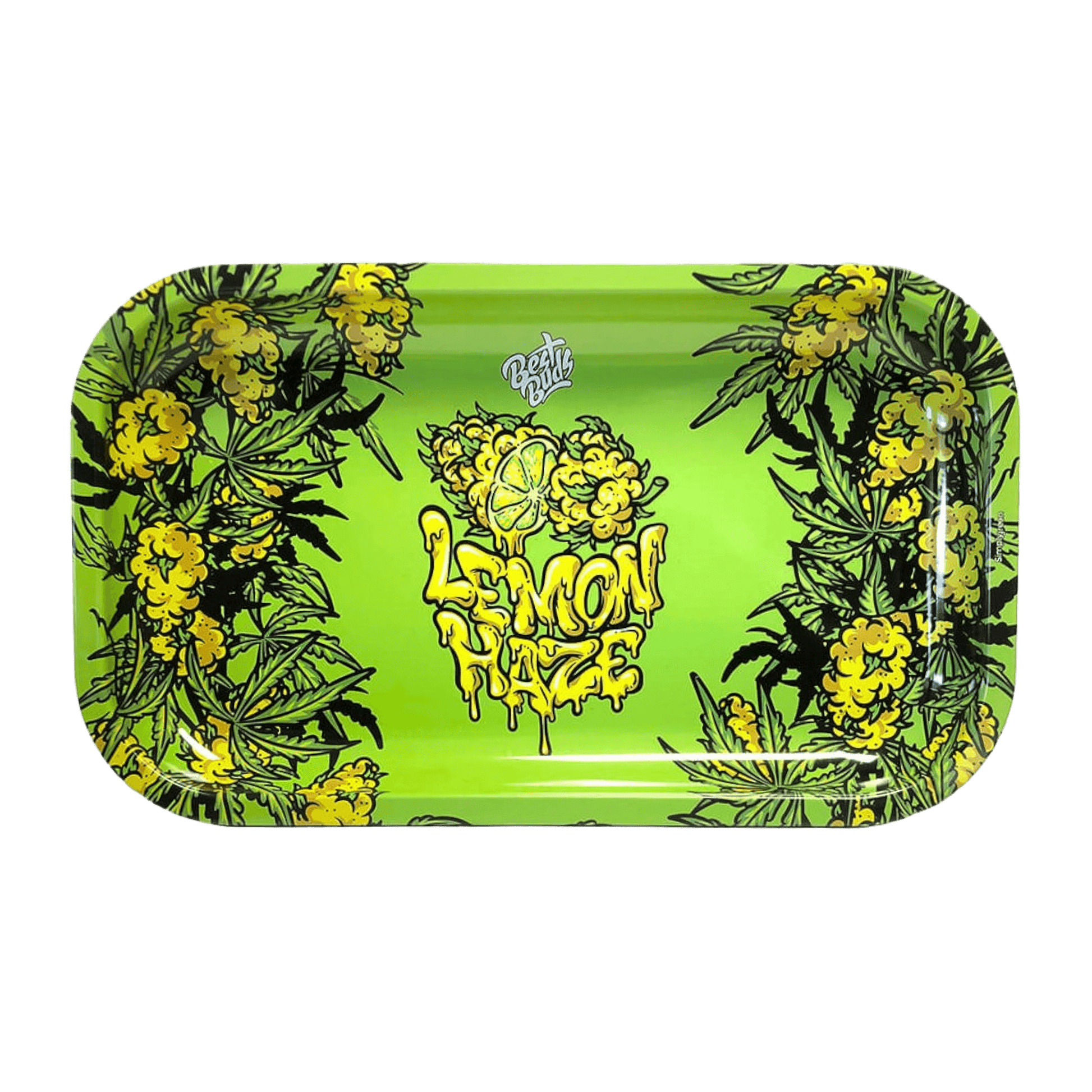 Best Buds Lemon Haze Metall Rolltablett 16x27 cm