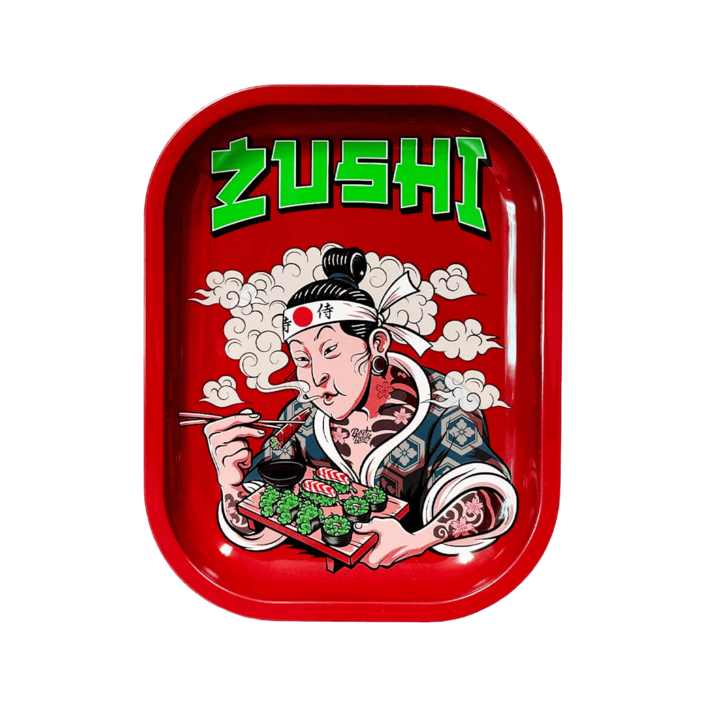 Best Buds Zushi Metall Rolltablett 14x18 cm Produktfoto