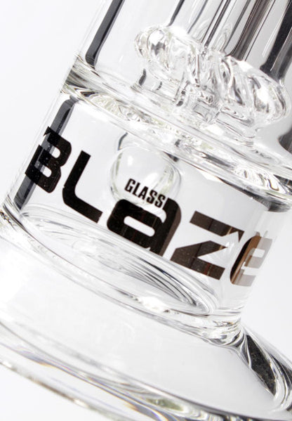 Edle Glasbong mit 2x Trommelperkolator – 36 cm Höhe