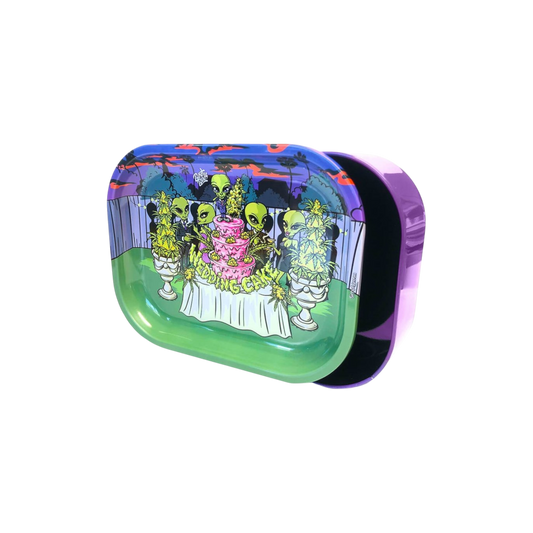 Blechdose mit Rolling Tray Deckel Wedding Cake von Best Buds