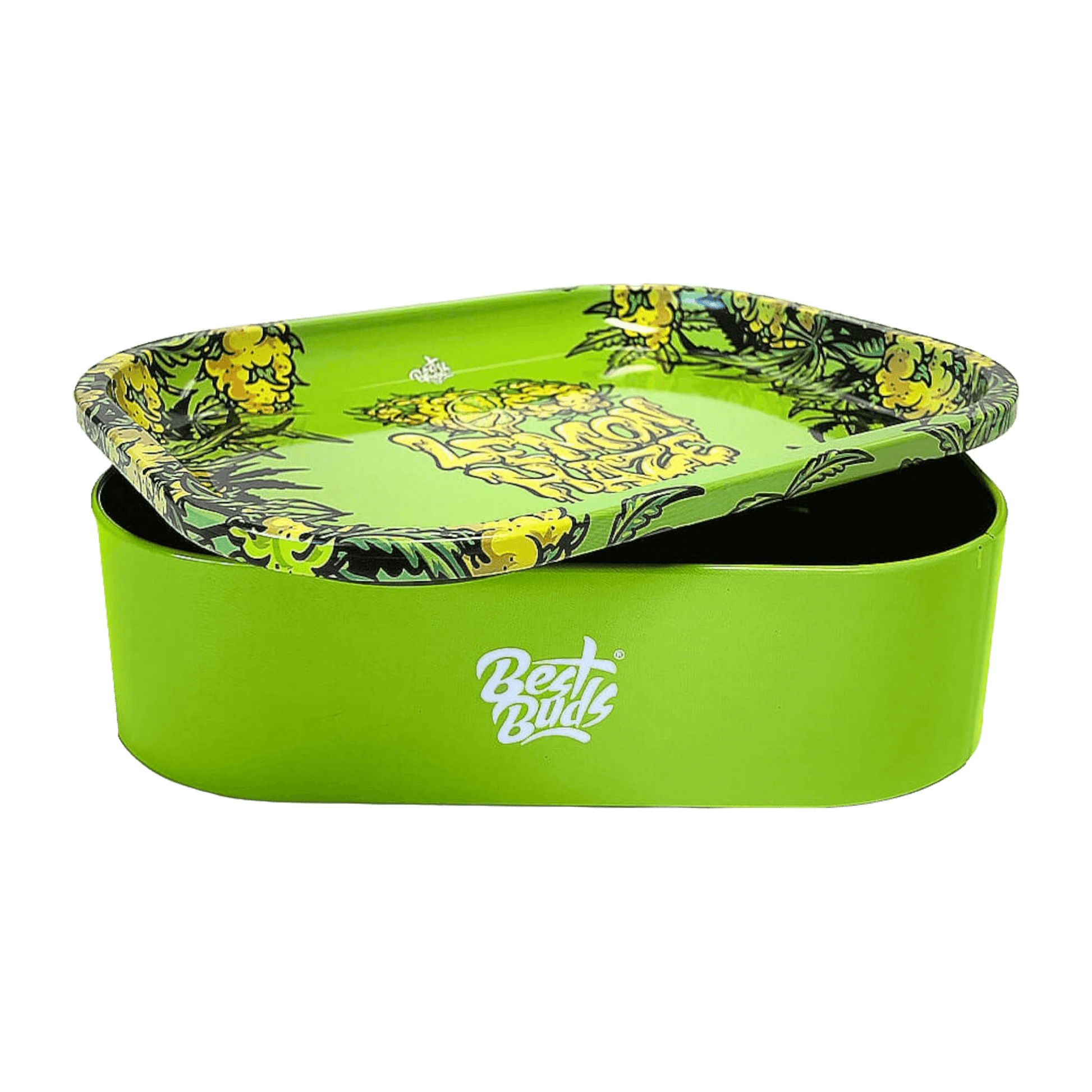 Blechdose mit Rolling Tray aus Metall Lemon Haze