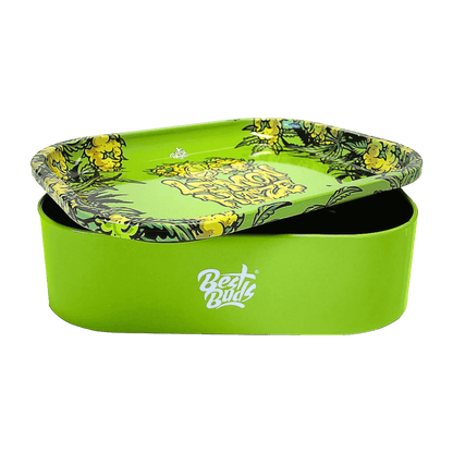 Blechdose mit Rolling Tray aus Metall Lemon Haze