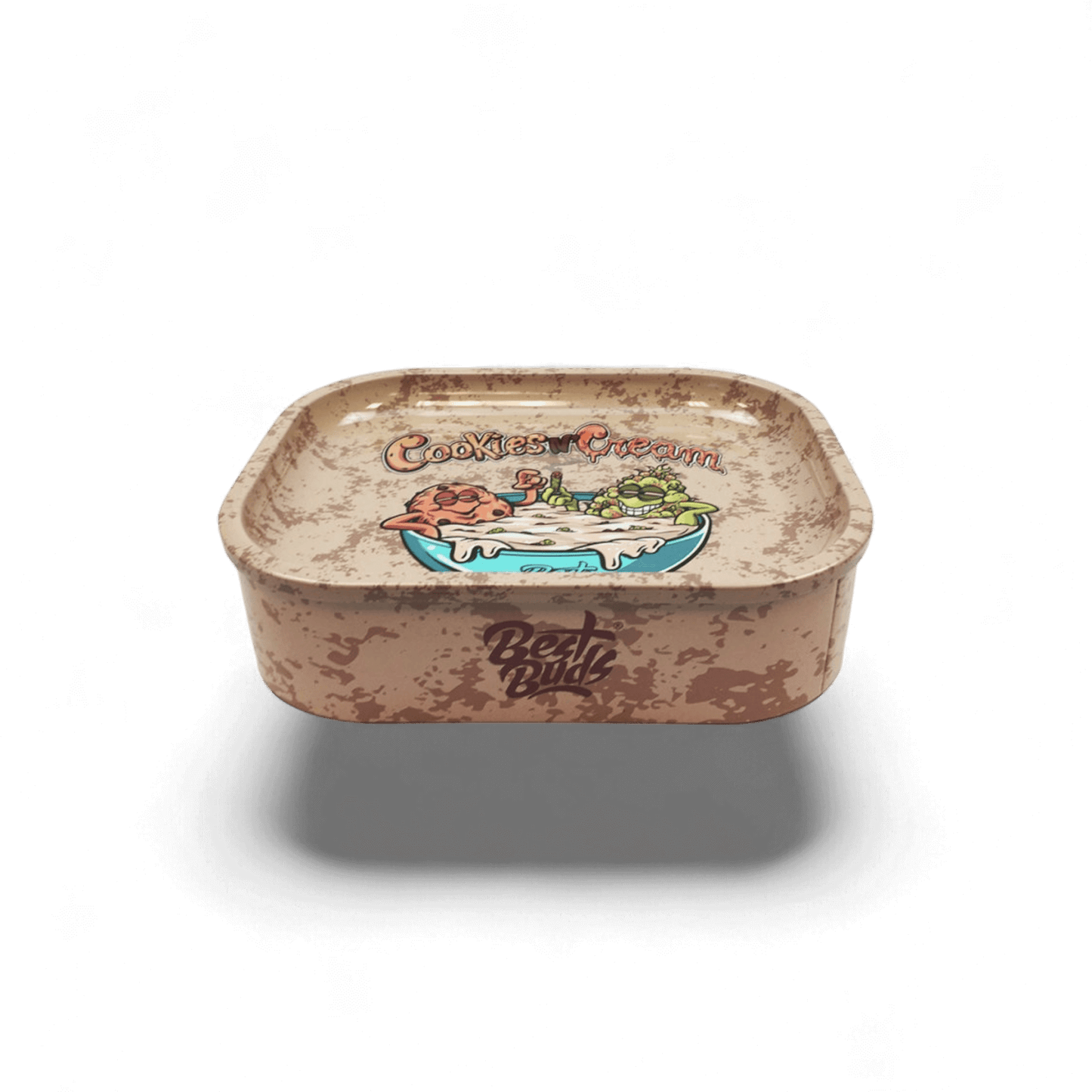 Blechdose mit Rolling Tray Deckel Cookies and Cream