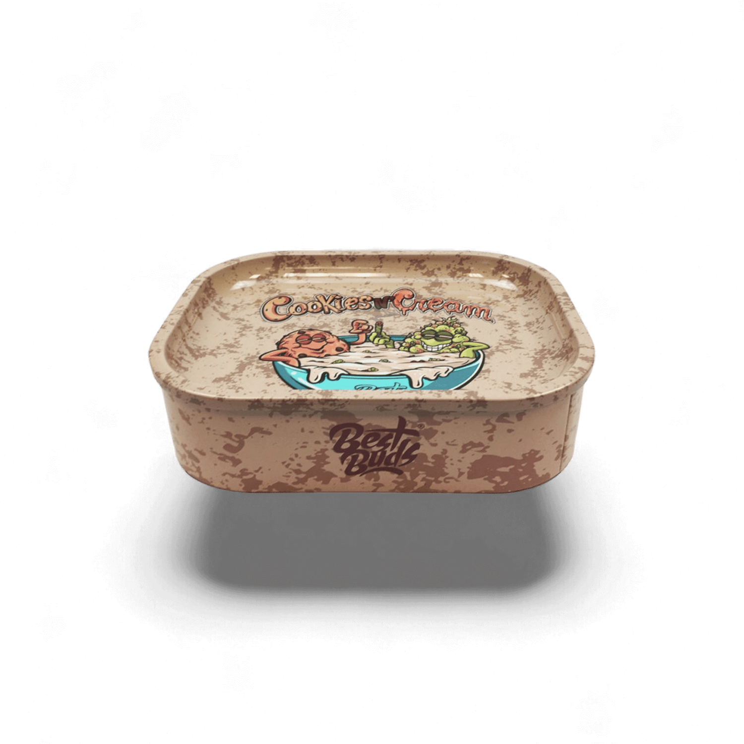 Blechdose mit Rolling Tray Deckel Cookies and Cream