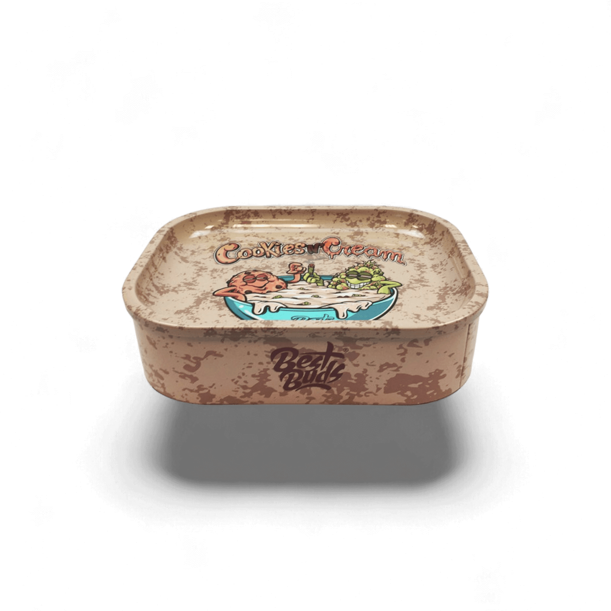 Blechdose mit Rolling Tray Deckel Cookies and Cream