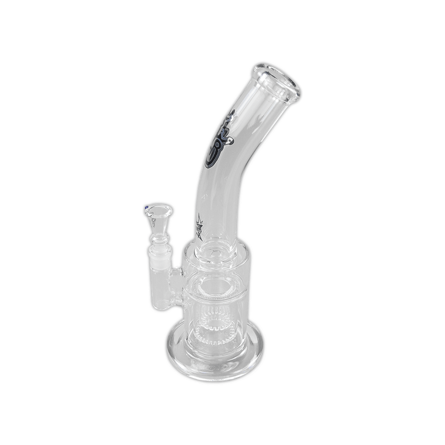 Twosieves Bong mit Eisauflage und Spritzschutz