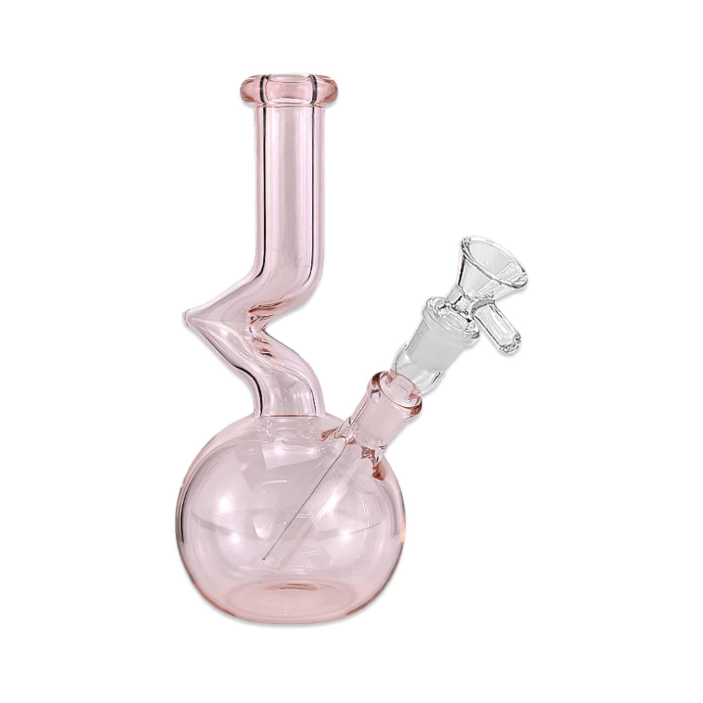 Bong WT12 Pink 21 cm aus 4 mm Glas