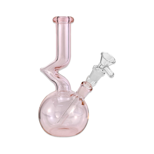 Bong WT12 Pink 21 cm aus 4 mm Glas