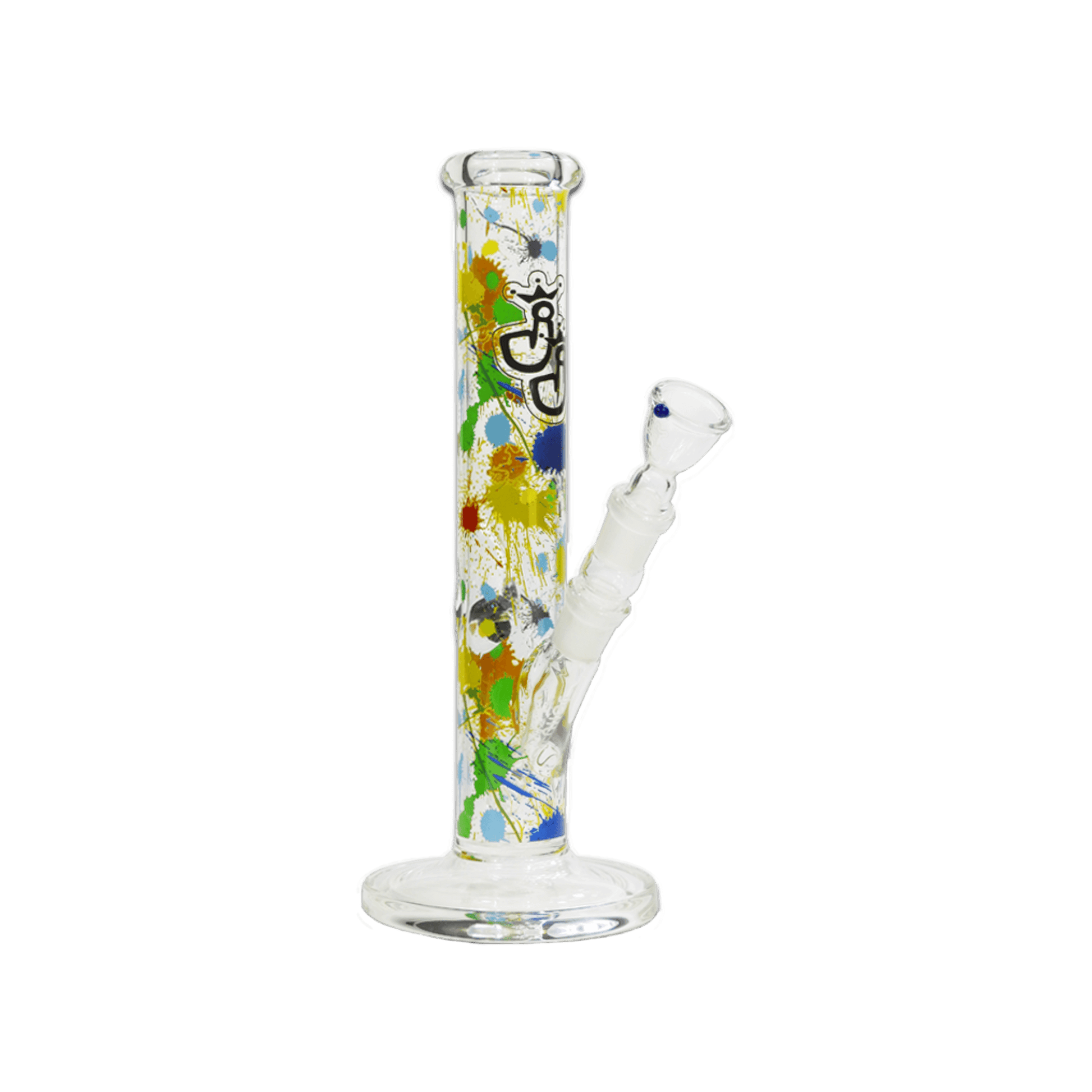 Colour N-Blobs Bong 30 cm mit bunten Glasapplikationen