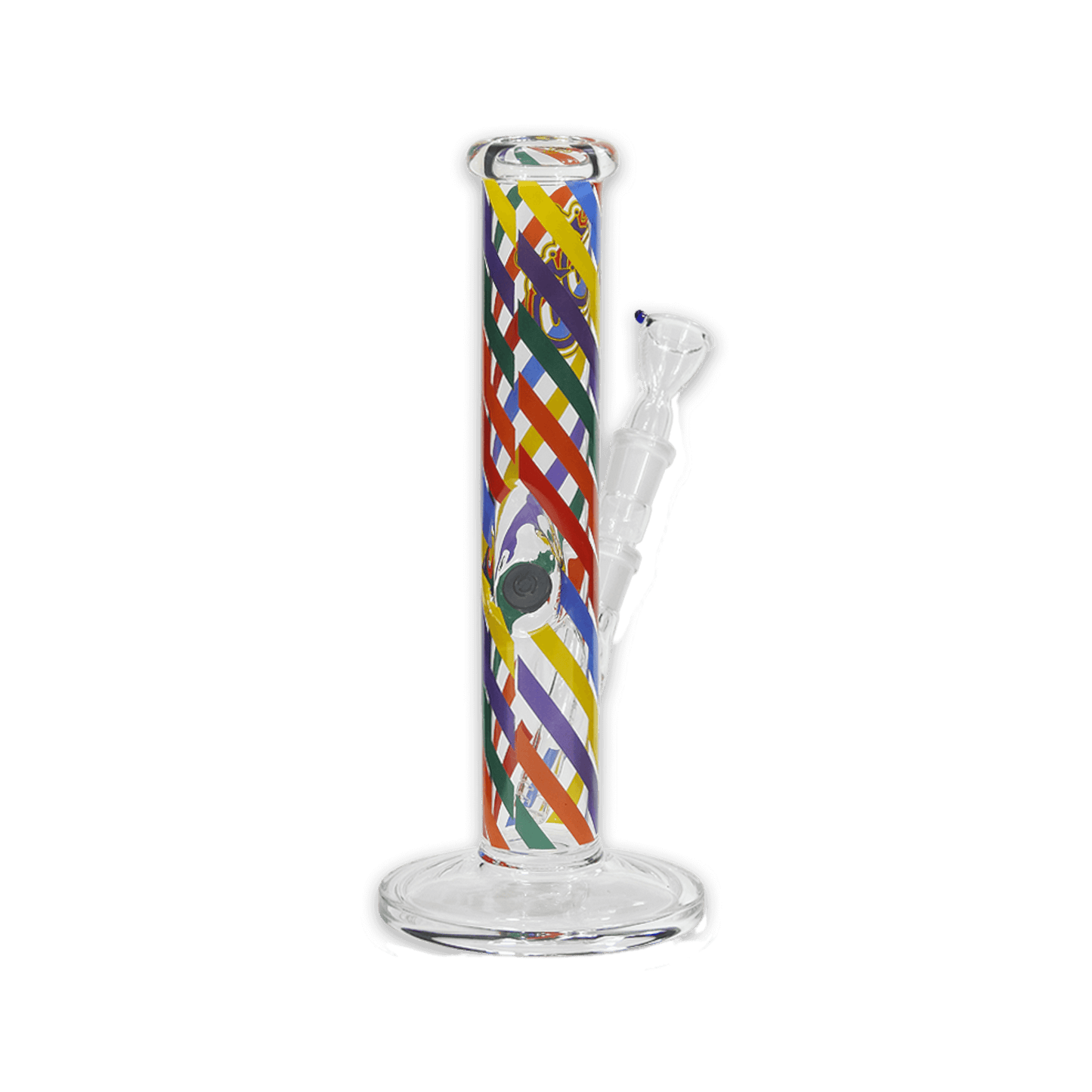 30 cm Bong mit 18,8 mm Stecksystem und Kickloch