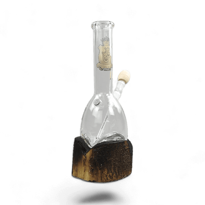 Jelly Joker Woody – elegante Bong aus Glas und Holzsockel für stilvollen Rauchgenuss