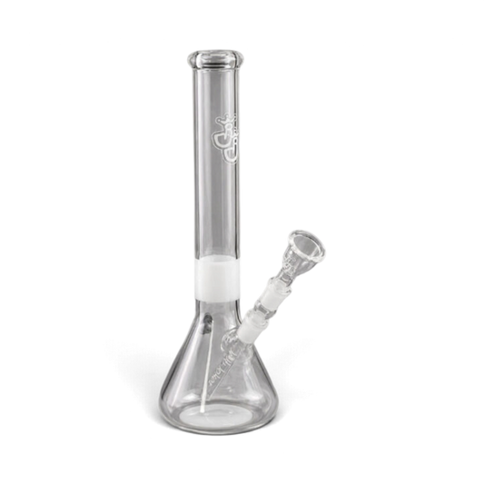 Bong mit Kickloch Amid-14 31 cm aus Borosilikatglas